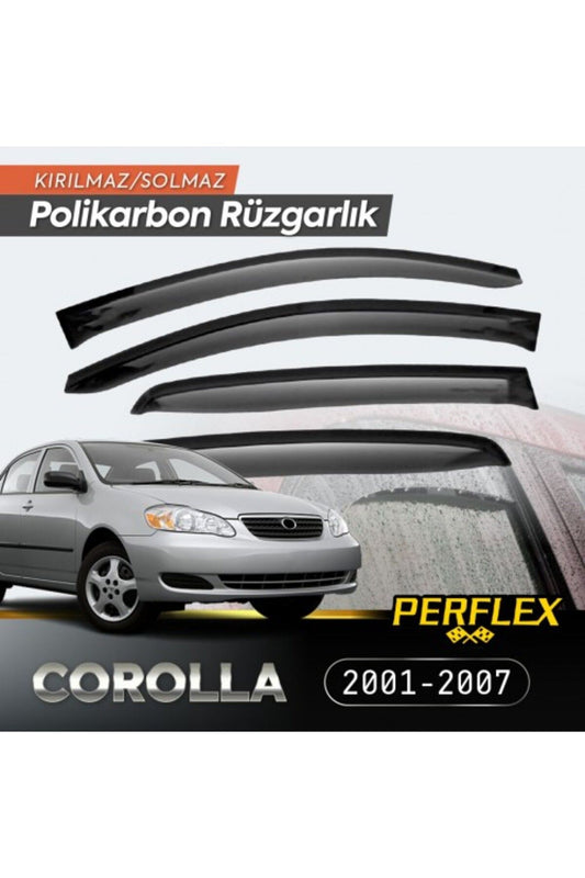 Toyota Corolla 2001-2007 Cam Rüzgarlığı V2 Düz