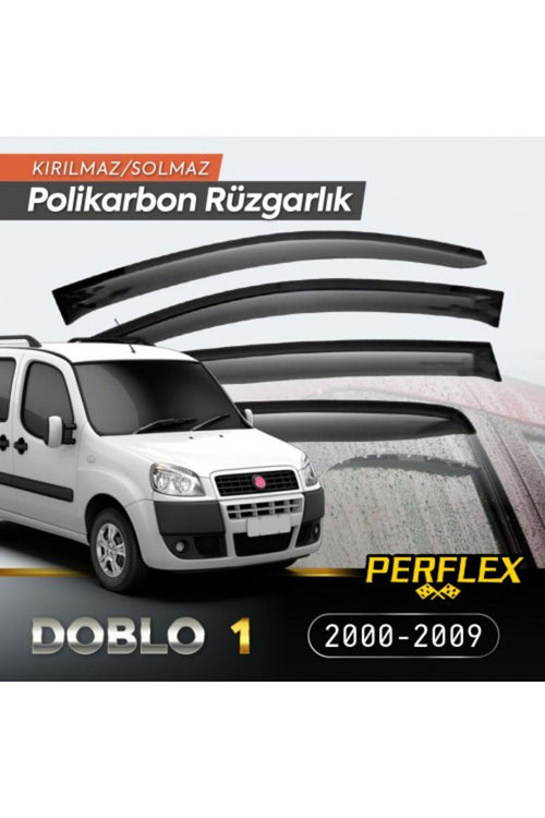 Fiat Doblo 1 2000-2009 Cam Rüzgarlığı V2 Düz